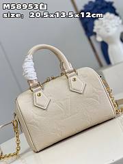 Louis Vuitton Speed Nano White Size 20.5x13.5x12cm - 5