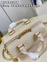 Louis Vuitton Speed Nano White Size 20.5x13.5x12cm - 4