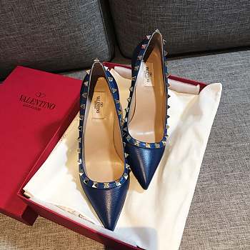 Valentino Garavani Rockstud Blue Height 8.5cm