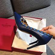 Valentino Garavani Rockstud Blue Height 8.5cm - 3