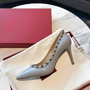 Valentino Garavani Rockstud Gray Height 8.5cm - 4