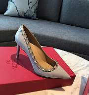 Valentino Garavani Rockstud Gray Height 8.5cm - 3