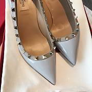 Valentino Garavani Rockstud Gray Height 8.5cm - 5