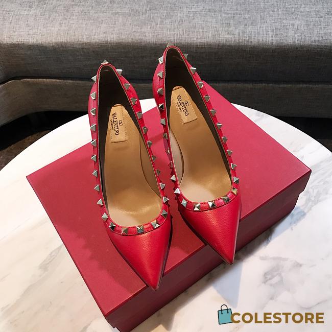 Valentino Garavani Rockstud Red Height 8.5cm - 1