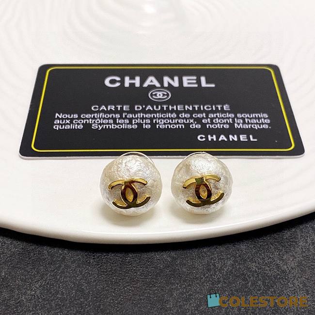 Chanel Pearl Earrings  - 1
