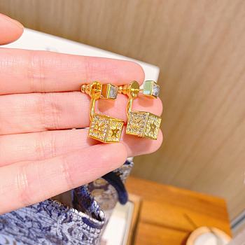 Christian Dior Square Earrings 