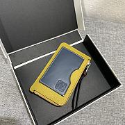 Loewe Leather Cardholder Yellow Size 13x7.5cm  - 1