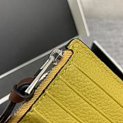 Loewe Leather Cardholder Yellow Size 13x7.5cm  - 3