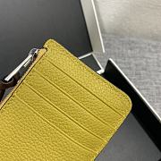 Loewe Leather Cardholder Yellow Size 13x7.5cm  - 6