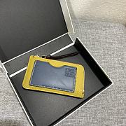 Loewe Leather Cardholder Yellow Size 13x7.5cm  - 5