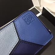 Loewe Leather Cardholder Dark Blue Size 13x7.5cm - 3