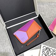 Loewe Leather Cardholder Orange Size 13x7.5cm - 1