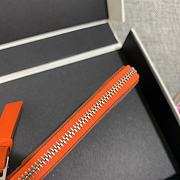 Loewe Leather Cardholder Orange Size 13x7.5cm - 6