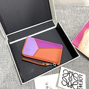 Loewe Leather Cardholder Orange Size 13x7.5cm - 2