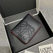 Loewe Leather Wallet Black Size 11x8.5cm - 1
