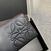 Loewe Leather Wallet Black Size 11x8.5cm - 4