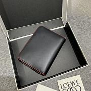 Loewe Leather Wallet Black Size 11x8.5cm - 3
