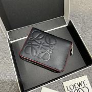 Loewe Leather Wallet Black Size 11x8.5cm - 2