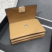  Loewe Leather Cardholder Beige Size 10x7cm - 3