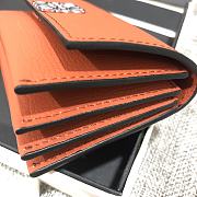  Loewe Leather Cardholder Orange Size 10x7cm - 6