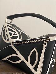 Loewe Puzzle Roses Small Classic Satchel Bag Size 24x10x14cm - 6