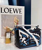 Loewe Puzzle Cowboy Small Blue Bag Size 24x10x14cm - 6