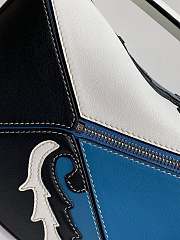Loewe Puzzle Cowboy Small Blue Bag Size 24x10x14cm - 3
