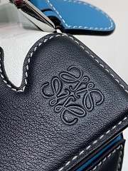 Loewe Puzzle Cowboy Small Blue Bag Size 24x10x14cm - 2