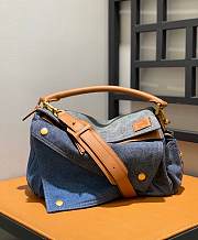 Loewe Denim Puzzle Bag Size 29x12x19cm - 1