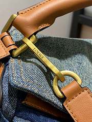Loewe Denim Puzzle Bag Size 29x12x19cm - 2