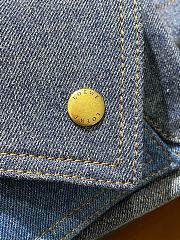 Loewe Denim Puzzle Bag Size 29x12x19cm - 3