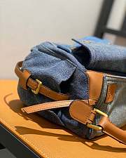 Loewe Denim Puzzle Bag Size 29x12x19cm - 5