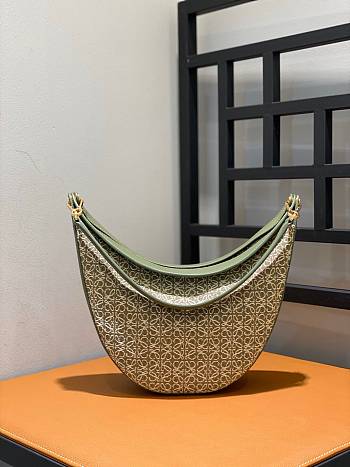 Loewe Hobo Luna Green Bag 29x27x8cm