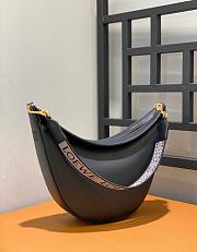 Loewe Hobo Luna Black Bag 29x27x8cm - 3