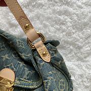 Louis Vuitton Denim Pleaty Mini Shoulder Bag Size 26×7×17cm - 4