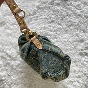 Louis Vuitton Denim Pleaty Mini Shoulder Bag Size 26×7×17cm - 5