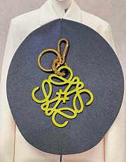 Loewe Women's Anagram Inflated Charm Yellow - 1