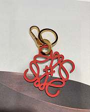 Loewe Women's Anagram Inflated Charm Red - 1