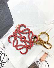 Loewe Women's Anagram Inflated Charm Red - 6