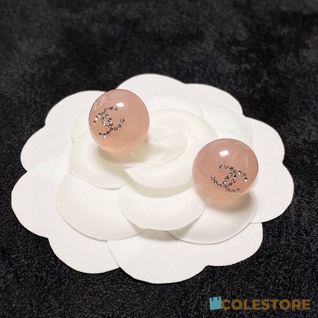  Chanel Pearl Earrings Pink - 1