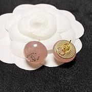  Chanel Pearl Earrings Pink - 6