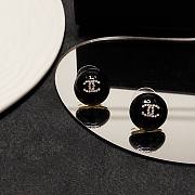 Chanel Pearl Earrings Black - 3