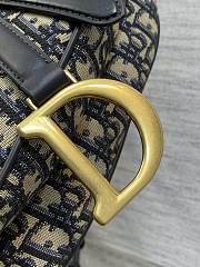 Christian Dior Saddle With Strap Size 24×6×18cm - 6