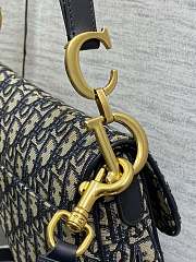 Christian Dior Saddle With Strap Size 24×6×18cm - 4