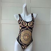 Versace Women's Black Baroque-print One-piece Swimsuit - 2
