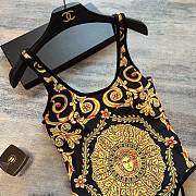Versace Women's Black Baroque-print One-piece Swimsuit - 5