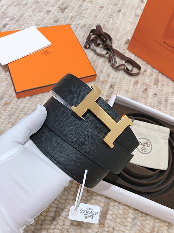 Hermes Black Belt 3.2cm