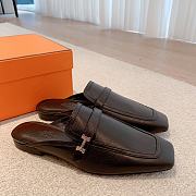 Hermes Groupie Mule Black/White 35-39cm - 6