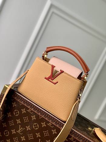 Louis Vuitton Capucines Monogram Flower M20748 Size 21x14x8cm