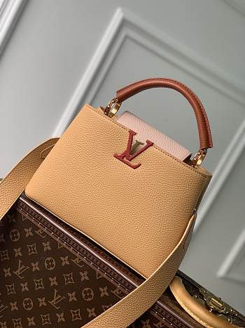 Louis Vuitton Capucines Monogram Flower M20748 Size 27x18x9cm